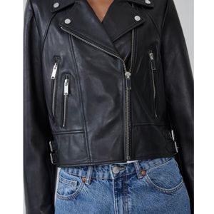 Zara Real leather jacket